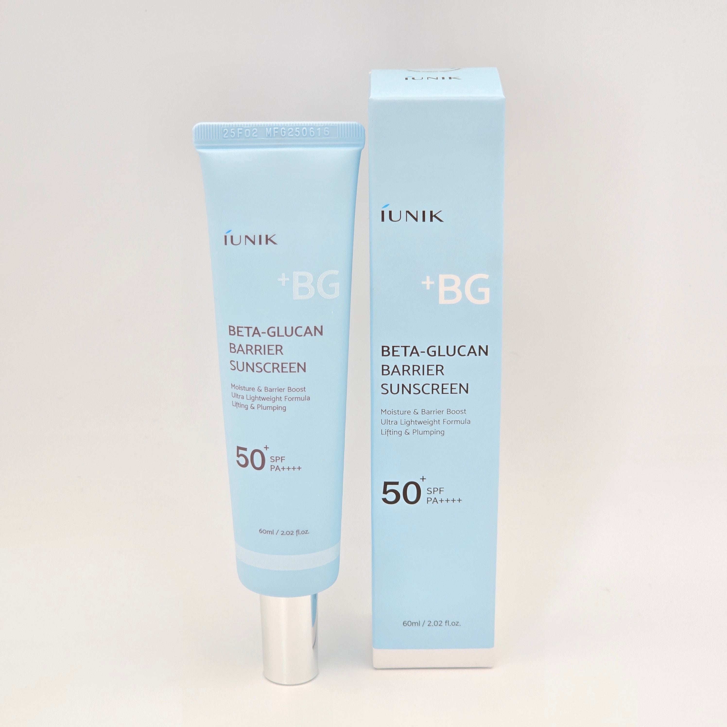IUNIK Beta-Glucan Barrier Sunscreen SPF50+ PA++++ – 60ml