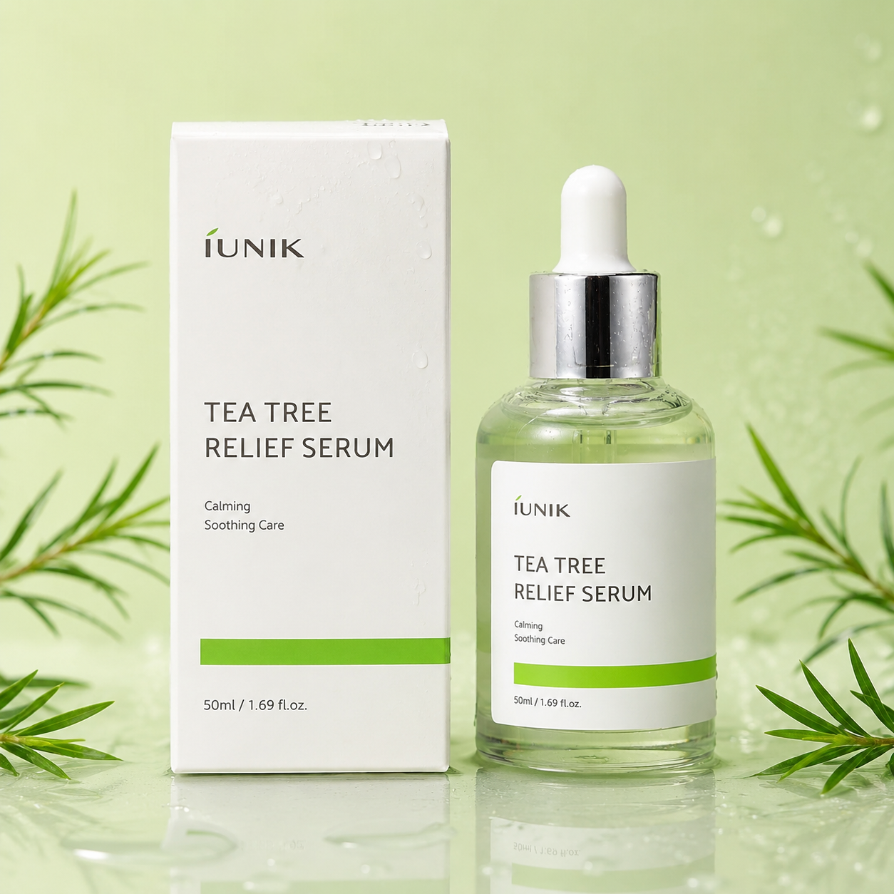 IUNIK Tea Tree Relief Serum – 50ml creative
