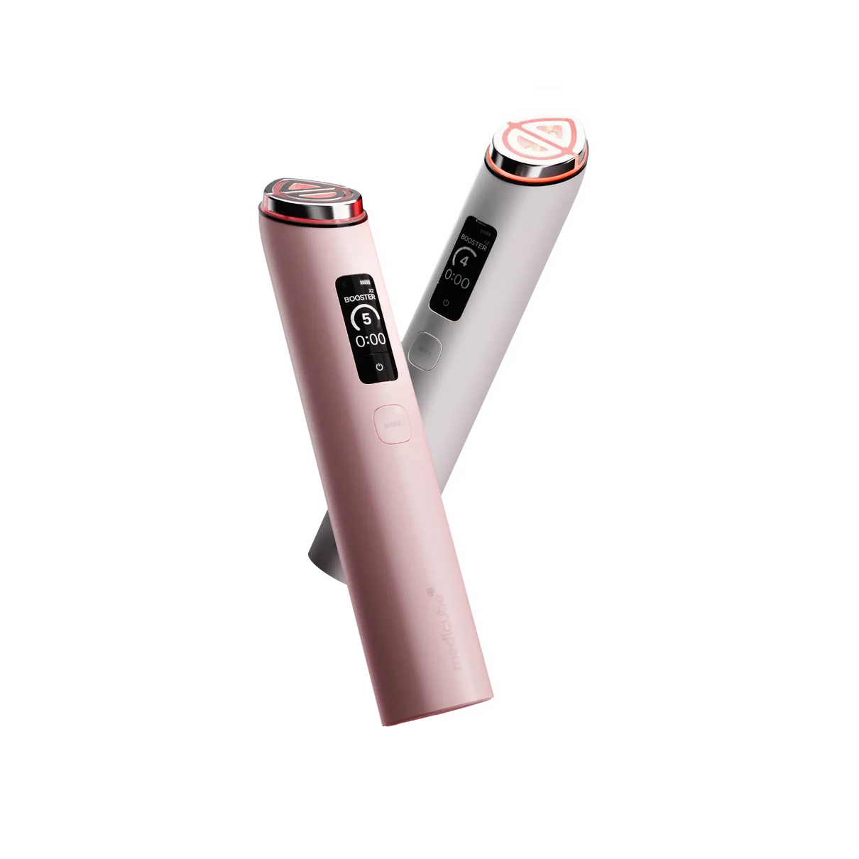 Medicube AGE-R Booster Pro X2 in white and pink