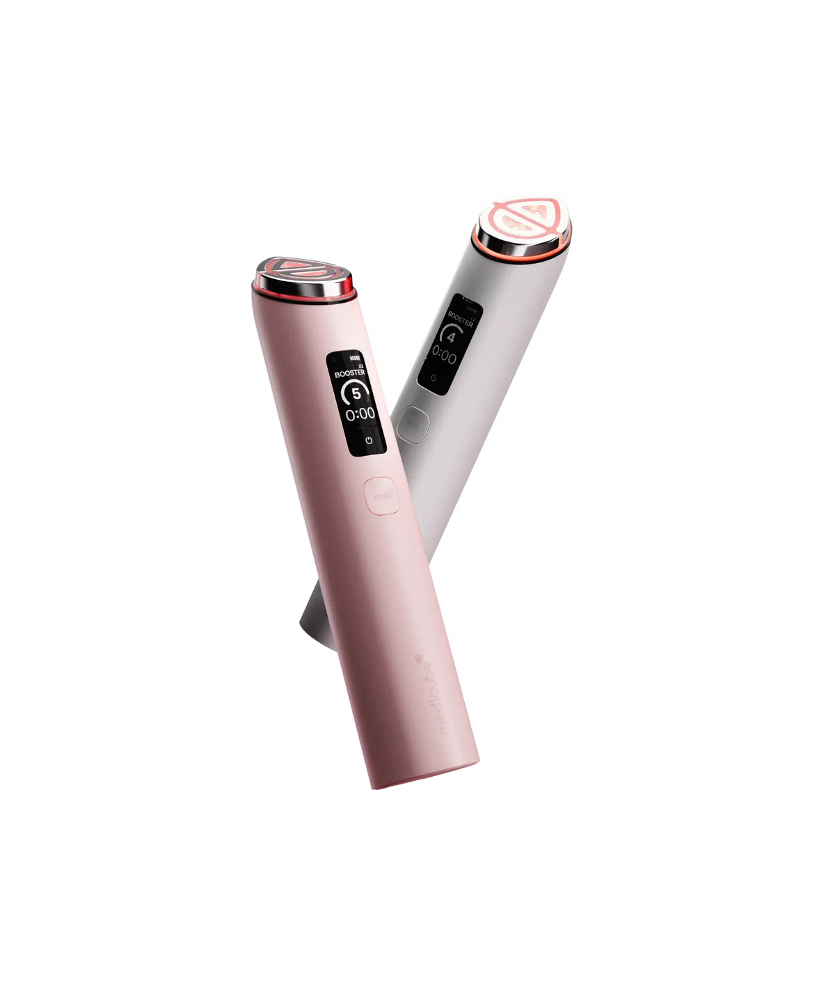 Medicube AGE-R Booster Pro X2 in white and pink