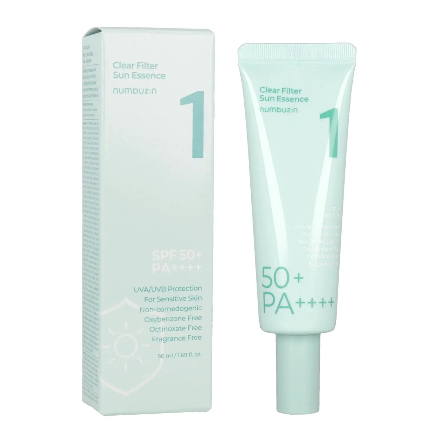 numbuzin No.1 Clear Filter Sun Essence SPF50+ PA++++ 50ml NUMBUZIN JOLIE'S